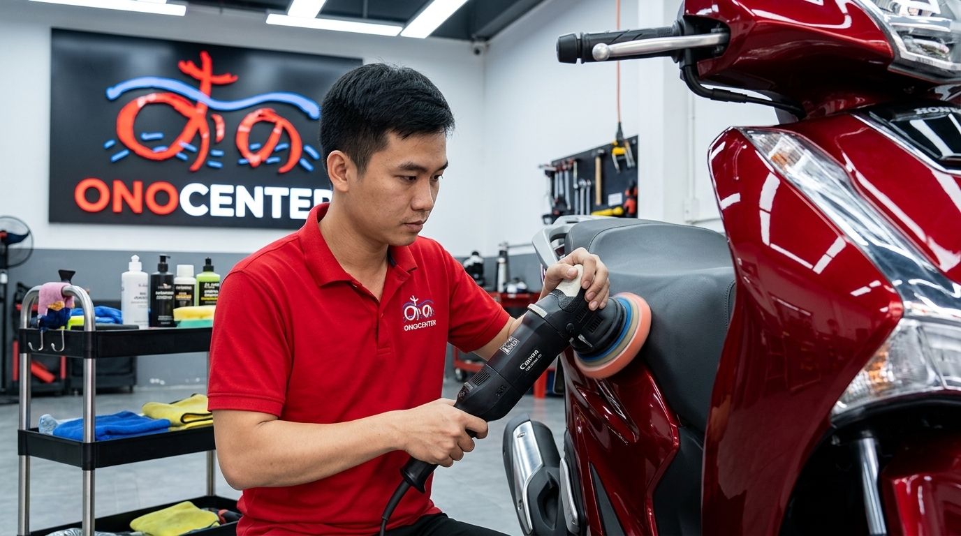 Đánh Bóng Sơn Xe Máy & Sơn Dặm: Khi Nào Làm & Giá | ONOCENTER