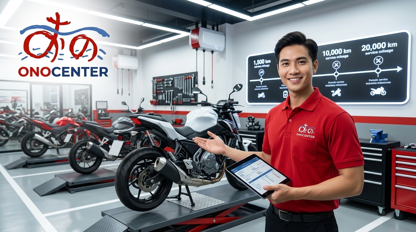 Lịch Bảo Dưỡng Xe Máy Định Kỳ Chi Tiết Từng Km | ONOCENTER