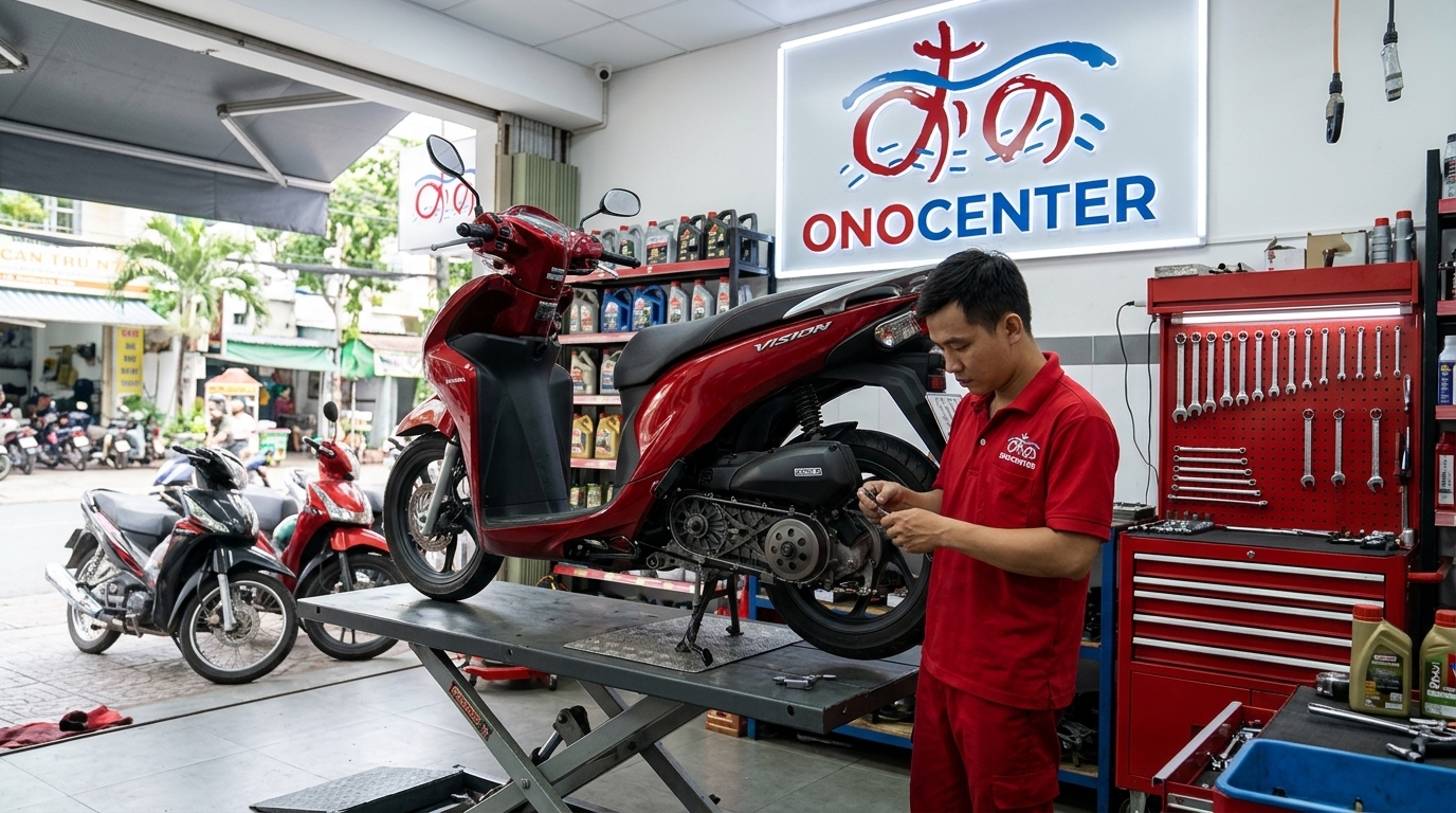 Sửa Xe Honda Vision: 8 Lỗi Hay Gặp & Bảng Giá | ONOCENTER