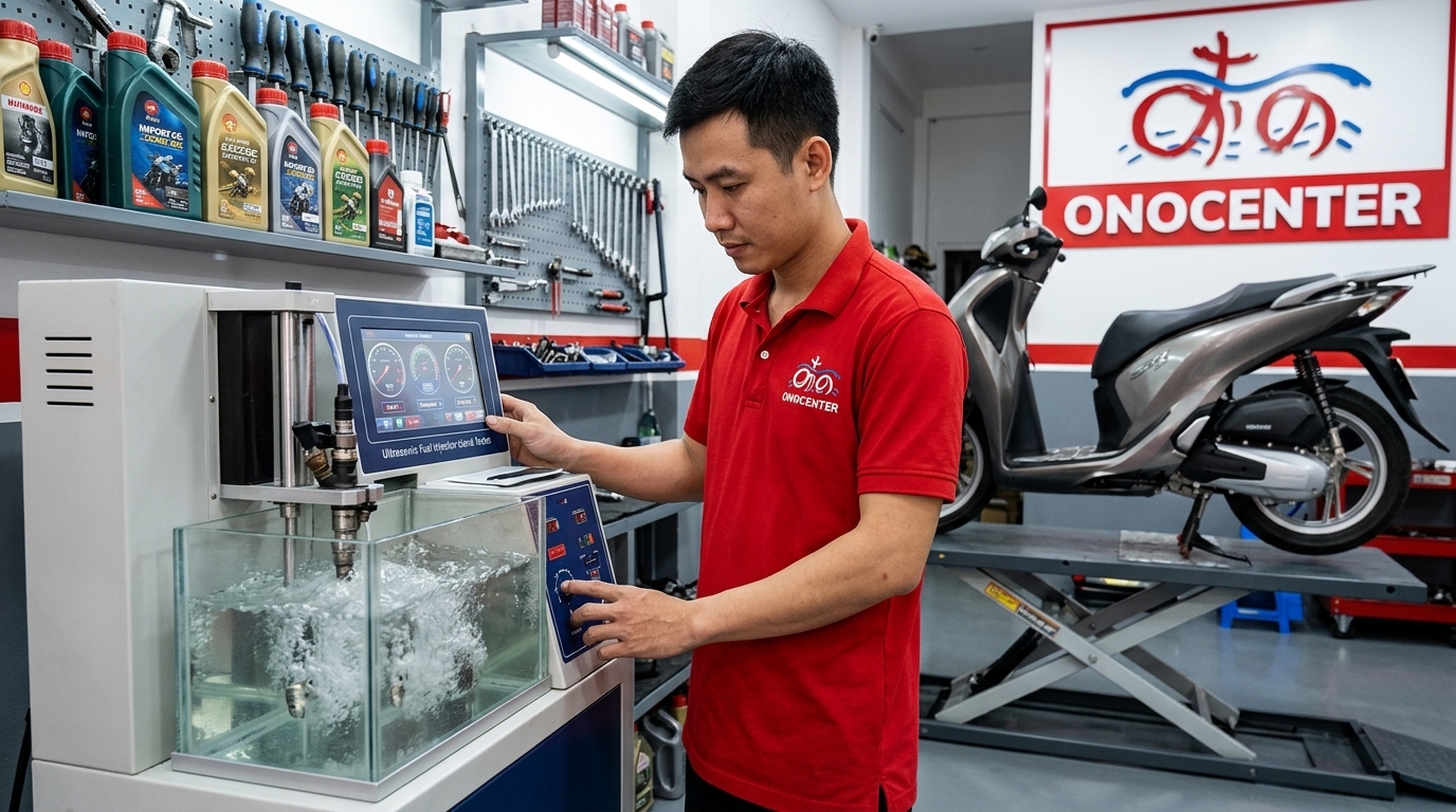 Vệ Sinh Kim Phun Xe Máy Bao Lâu 1 Lần? Bảng Giá | ONOCENTER