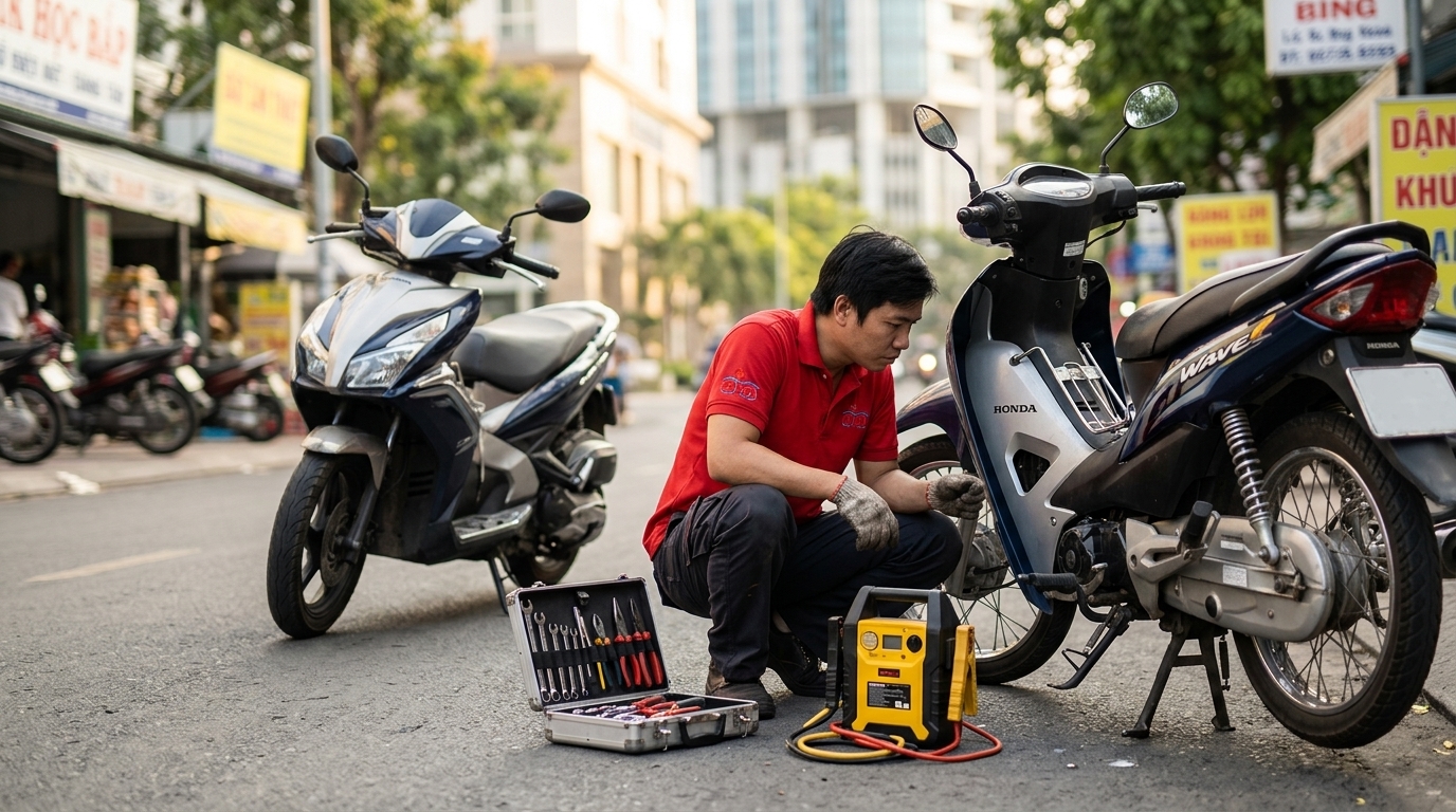 Cứu Hộ Xe Máy 24/7 Quận 7: Có Mặt 15 Phút | ONOCENTER