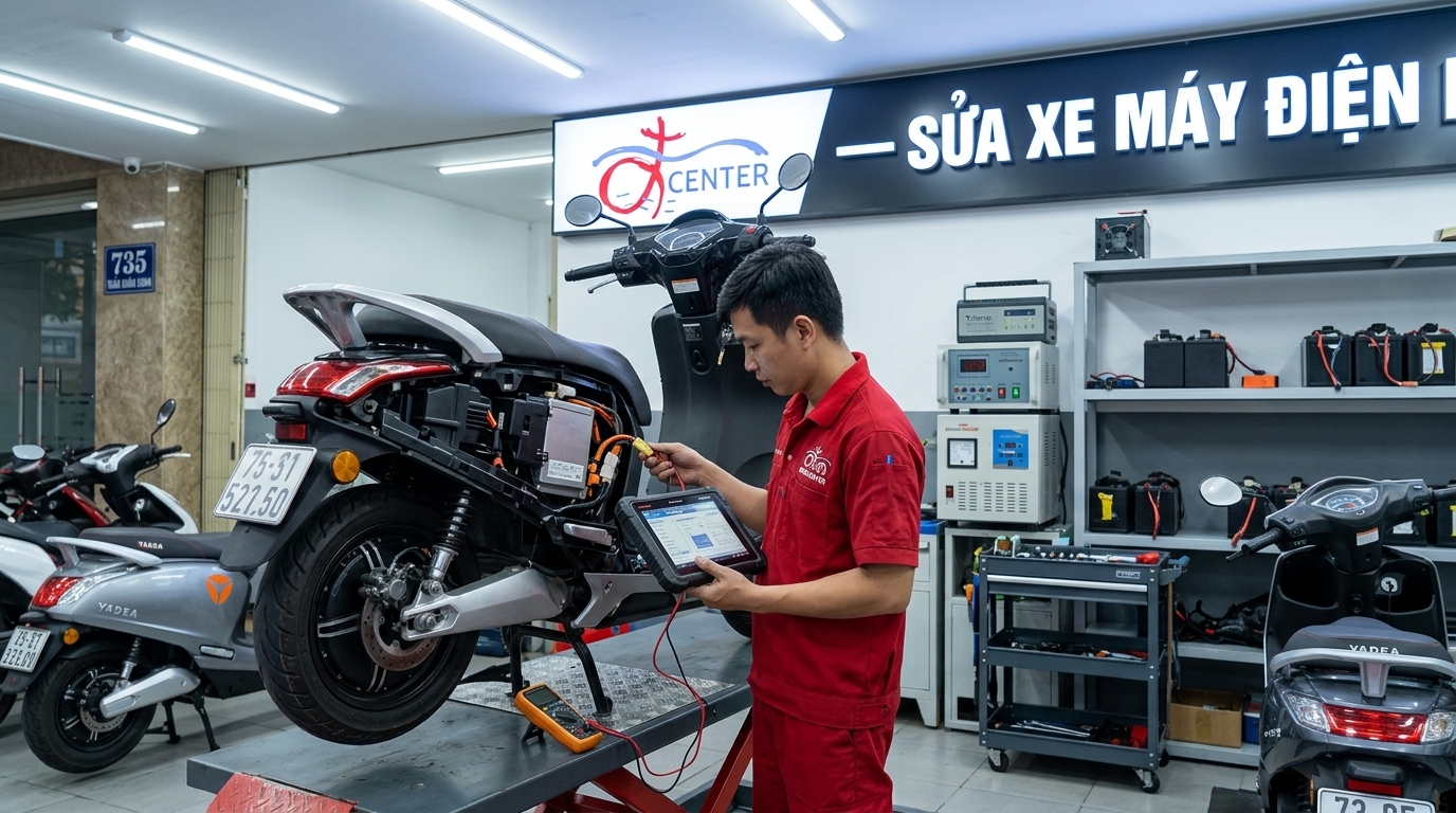 Sửa Xe Máy Điện Quận 7 — Chuyên VinFast, Yadea ONOCENTER